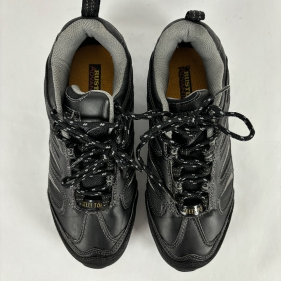 Rustler Advantage Slip Resistant Steel Toe Safety Shoes/low Boots Men's Size 6.5 - Picture 2 of 10